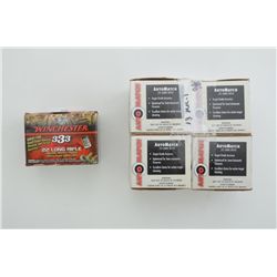 Lot of .22LR ammunition; 4 boxes of Federal  Auto Match (1300 rounds) and a box of  Winchester (333 