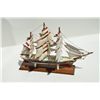 Image 3 : Ceramic Cutty Sark sailing ship advertiser,  approx.  16” long  x  11” in height  x  7”  wide on woo