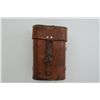 Image 2 : WW II era German Mortar sight with leather  carry case and base; sight in overall good  condition; c