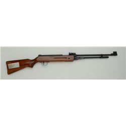 Chinese air rifle, .177 cal., 18” barrel,  blue finish, wood stock, #N323776 in overall  fine condit