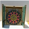 Image 2 : Rumple Minze Dart Board set in cardboard box  with 3 darts approx. 22” x 20”; great for the  home ba