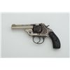 Image 2 : Iver-Johnson top break DA revolver, .32 cal.,  3” barrel, nickel finish, checkered owl’s  head rubbe