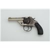 Image 2 : Iver-Johnson top break DA revolver, .32 cal.,  3” barrel, nickel finish, checkered owl’s  head rubbe