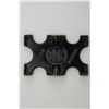 Image 1 : Old cast iron double deck card advertiser for  Monarch Manufacturing Co. with majority of  original 