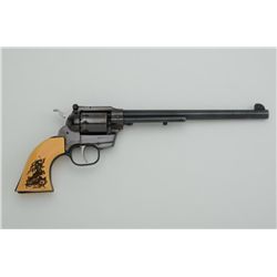 High Standard Longhorn Convertible Model  revolver, .22 cal., 9-1/2” barrel, blue  finish, faux stag