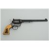 Image 1 : High Standard Longhorn Convertible Model  revolver, .22 cal., 9-1/2” barrel, blue  finish, faux stag