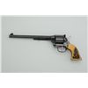 Image 2 : High Standard Longhorn Convertible Model  revolver, .22 cal., 9-1/2” barrel, blue  finish, faux stag