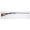 Unmarked SxS exposed hammers shotgun with  skeleton checkered wood stock, side release  for barrels,