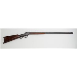 Marlin-Ballard single shot rifle, .38-55  cal., 30” octagon barrel, blue and case  hardened finish, 