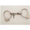 Image 2 : Tower Detective “Union Hardware Swivel Model”  handcuffs, nickel plated, circa 1910, in  overall ver