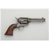 Image 1 : Colt SAA revolver, .45 cal., 4-3/4” barrel,  blue and case hardened finish, wood grips,  #122823. Th