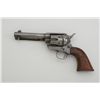 Image 2 : Colt SAA revolver, .45 cal., 4-3/4” barrel,  blue and case hardened finish, wood grips,  #122823. Th