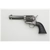 Image 1 : Colt SAA revolver, .45 cal., 4-3/4” barrel,  blue and case hardened finish, checkered hard  rubber e