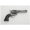 Image 2 : Colt SAA revolver, .45 cal., 4-3/4” barrel,  blue and case hardened finish, checkered hard  rubber e