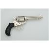 Colt Model 1877 DA revolver, .38 cal., 4-1/2”  barrel, re-nickeled finish, checkered hard  rubber gr