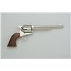 Image 1 : Colt Third Generation SAA revolver, .45 cal.,  7-1/2” barrel, nickel finish, smooth  hardwood grips,