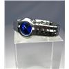Image 2 : Sleek ladies Stainless steel TAG Swiss made  watch with lapis color dial and sapphire  crystal. Esti