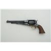 Image 2 : Remington Model 1858 Army percussion  revolver, .45 cal., re-blued finish, wood  grips, #120976 in g