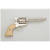 Image 1 : Colt Third Generation SAA revolver, .44  Special cal., 5-1/2” barrel, nickel finish,  ivory-like gri