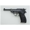 Image 2 : German P-38 DA semi-auto pistol, ac code, 43  dated, 9mm cal., 5” barrel, military  re-finish, black