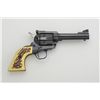 Image 1 : Ruger Blackhawk single action revolver, .357  Magnum cal., 4-1/2” barrel, blue finish, faux  stag gr