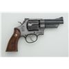 Image 1 : Smith & Wesson Model 28-2 Highway Patrolman  .357 Magnum cal., 4” barrel, blue finish,  checkered wo