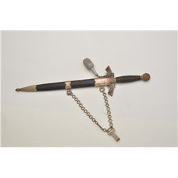 First Model Luftwaffe dagger with sheath,  hanger and knot.  Est.:  $300-$400.