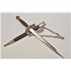 Image 3 : First Model Luftwaffe dagger with sheath,  hanger and knot.  Est.:  $300-$400.