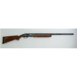 Remington Model 1100 semi-auto shotgun, 12  gauge, 28” ventilated rib barrel, blue  finish, checkere