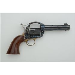 Modern Italian Jager Frontier Model  single  action revolver, .45 cal., 4-3/4” barrel,  blue and cas