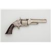 Image 1 : Smith & Wesson Model 1-1/2 spur trigger  revolver, .32 cal., 4” barrel, nickel finish,  rosewood gri