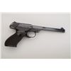 Image 2 : J.C. Higgins Model 80 semi-auto pistol, .22LR  cal., 6-1/2” barrel, blue finish, checkered  thumb re