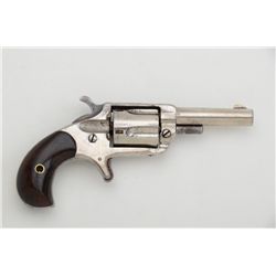 Antique spur trigger revolver marked “Robin  Hood No. 3”, .30 cal., 2-1/2” barrel, nickel  finish, w