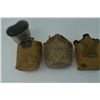 Image 1 : Lot of 4 canteens and a mess kit.   Est.:   $50-$75.