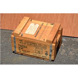 Wooden ammo crate of approx. 20 boxes of  .45-70 ammunition.  From an old estate.    Est.:  $100-$15