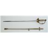 Image 2 : Fraternal Order sword and metal scabbard by  Pettibone in overall fair to good uncleaned  condition,