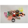 Image 2 : COSTUME JEWELRY LOT CONSISTING OF: EARRINGS,  NECKLACES, BRACELETS, WATCHES. OVER 40 PIECES  ALL NEW