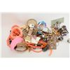 Image 1 : COSTUME JEWELRY LOT CONSISTING OF: EARRINGS,  NECKLACES, BRACELETS, WATCHES. OVER 40 PIECES  ALL NEW