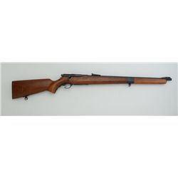 Mossberg Model 42M-C bolt action Mannlicher  style rifle, 23” barrel, blue finish, wood  stock, #NVS