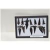Image 2 : Lot of 3 riker cases of American Indian  arrowheads.  Est.:  $100-$150.