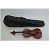 Image 2 : Rigart Rubus 1850’s 4/4 size slope shouldered  violin and bow with case in what appears to  be overa
