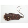 Image 1 : Heiser marked tooled leather holster, Denver,  Colorado, for large revolver, 7-1/2” barrel,  old Mex