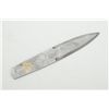 Image 1 : Damascus pattern letter opener with SS  emblem.  Est.:  $200-$300.