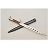 Image 3 : German nazi SS bayonet with stag grip and  Anton Wingen Jr., Solingen blade in fine  condition with 