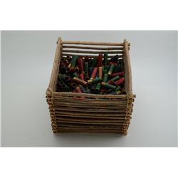 Bonanza lot of shotgun boxes, full, partials,  empties along with tins, wad boxes, powder  tins; fil
