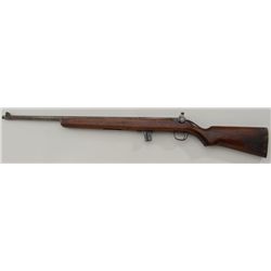 H & R Reising Model 65 Military semi-auto  magazine rifle, .22 cal., 23” round barrel,  blue finish,