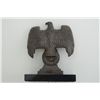 Image 2 : German nazi desk weight or trophy of eagle on  marble base approx. 8” in height with “925”  marking 