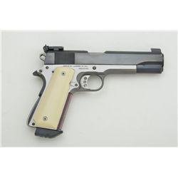 Custom Nowlin 1911-A1 semi-auto pistol with  Remington Rand slide, .45 cal., 5” barrel,  blue finish