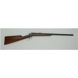 Remington Model 4 single shot rifle, .22  short, long or LR cal., 22-1/2” barrel, blue  and case har