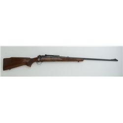 Winchester Model 70 bolt action rifle, .220  Swift cal., 26” barrel, mat black finish,  checkered wo